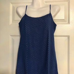 Blue Camisole with Metallic Starts